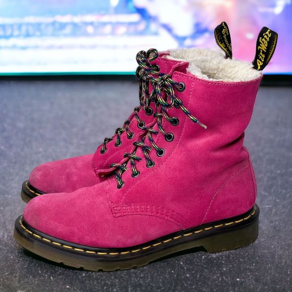Dr. Martens Shoes Dr Martens Womens 46 Serena Hot Pink Boots Size 8